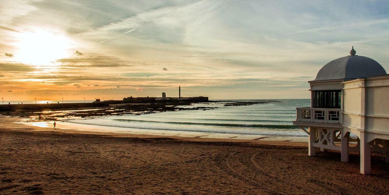 Caleta Beach Cádiz Exterior foto